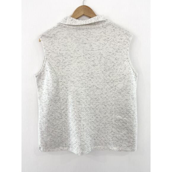 NEW Keren Hart Women's Quilted Zip Down Sleeveless Vest Large Karen Hart - Picture 2 of 5